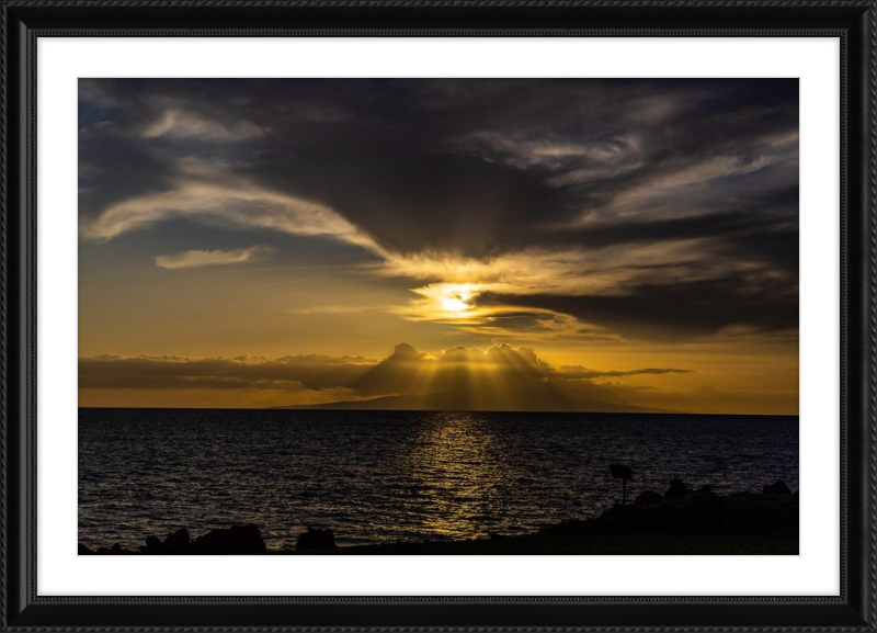 Golden Sunset in Maui