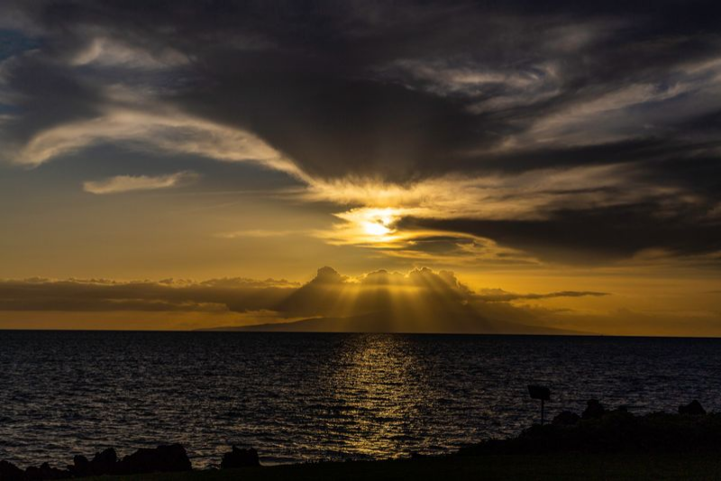 Golden Sunset in Maui