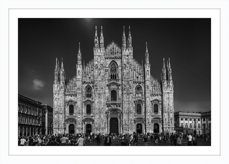 Milan Duomo - B&W