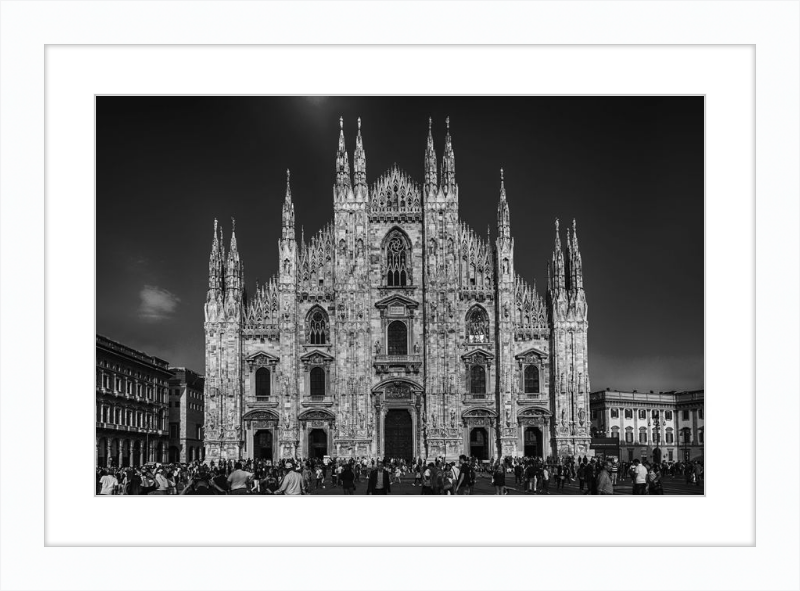 Milan Duomo - B&W