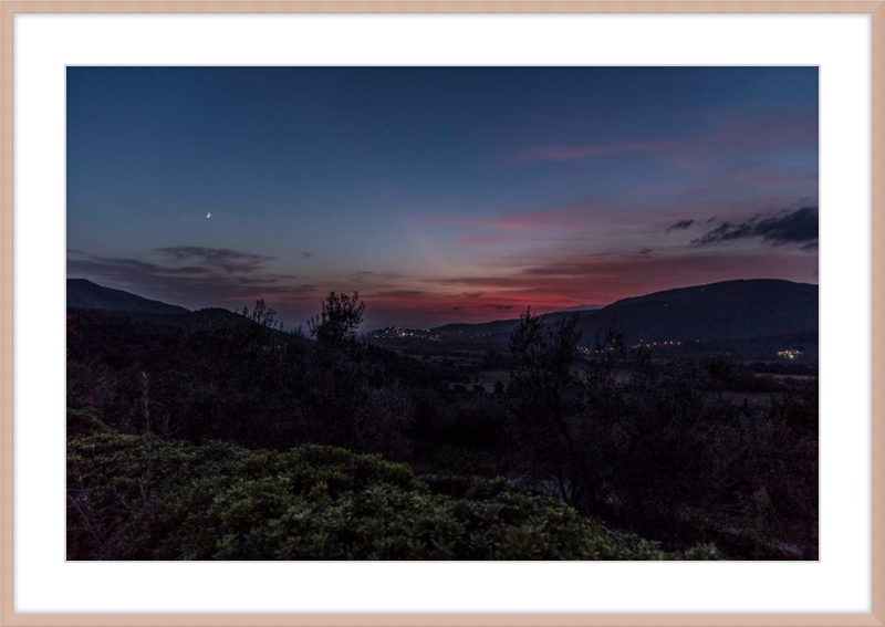 Dusk in Tuscany