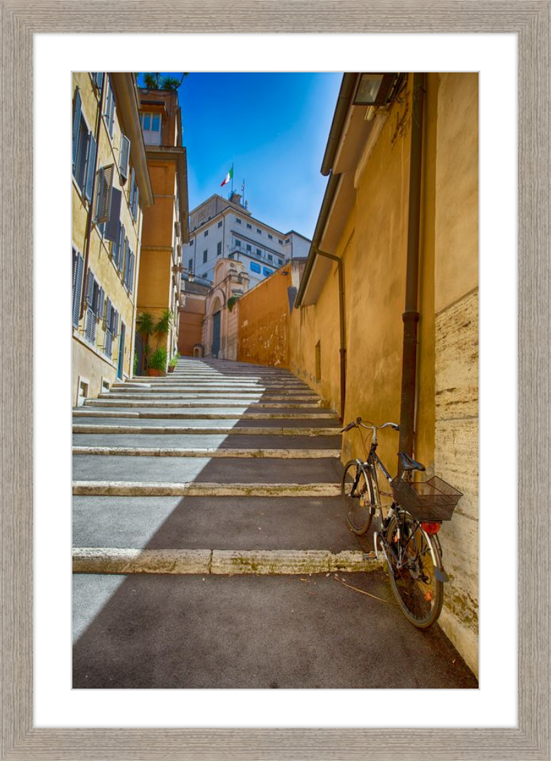 Bicycle on the Stairs