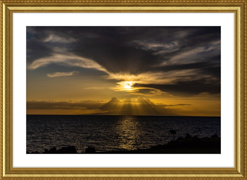 Golden Sunset in Maui