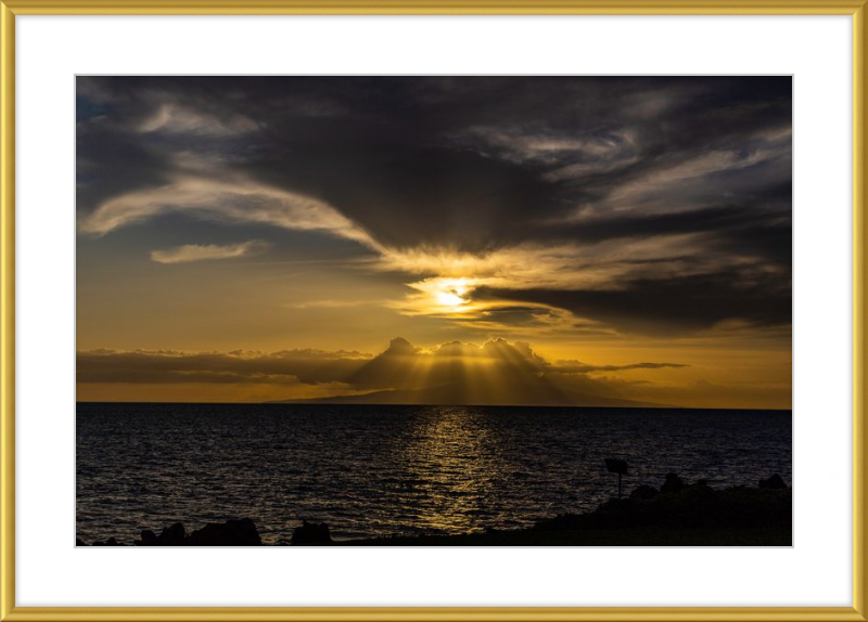 Golden Sunset in Maui
