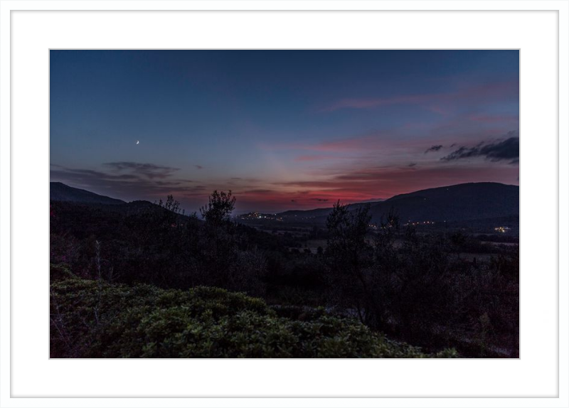 Dusk in Tuscany
