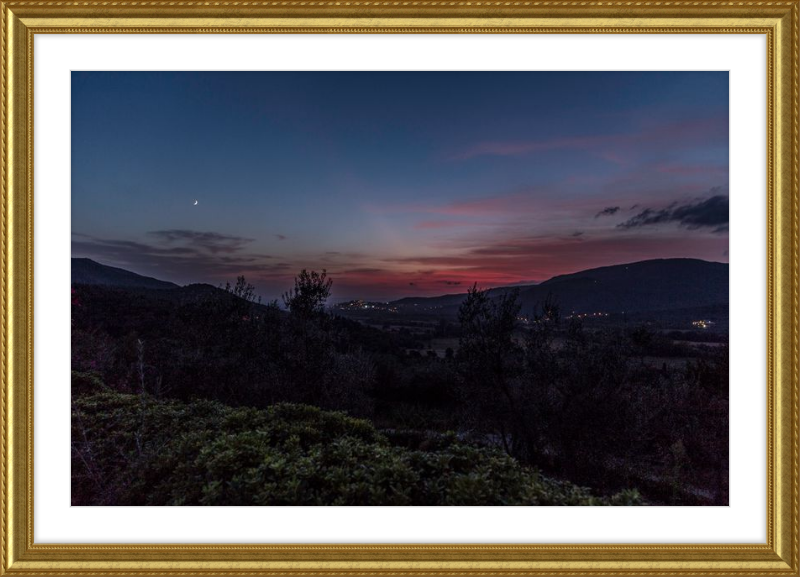 Dusk in Tuscany