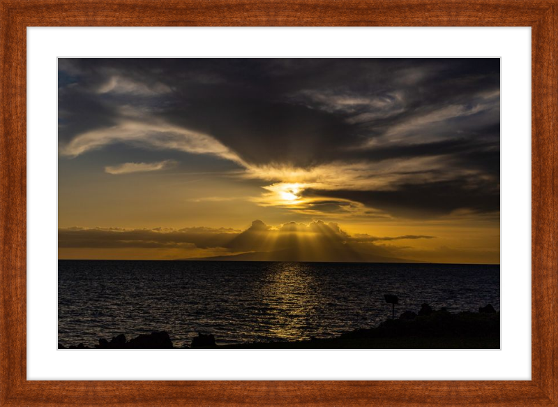 Golden Sunset in Maui