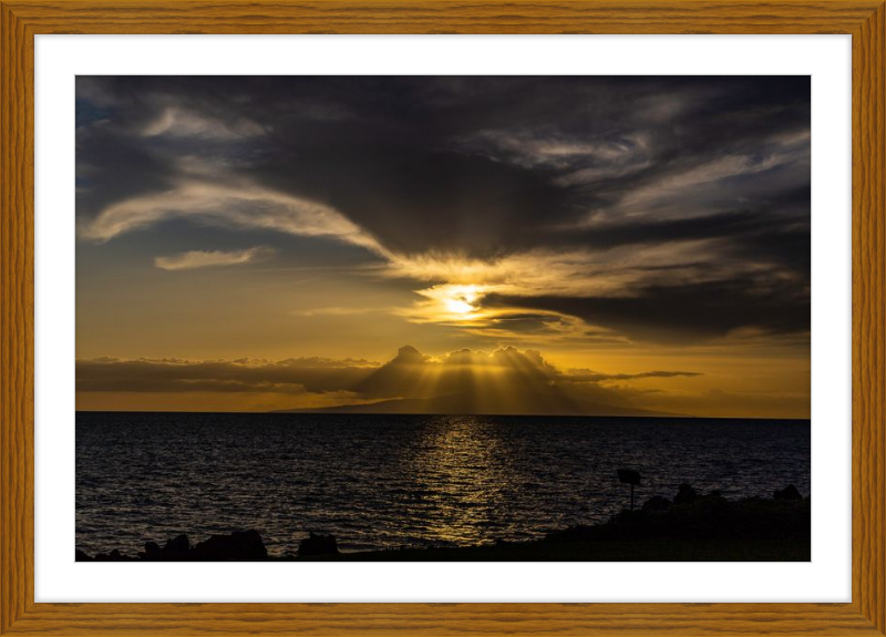 Golden Sunset in Maui