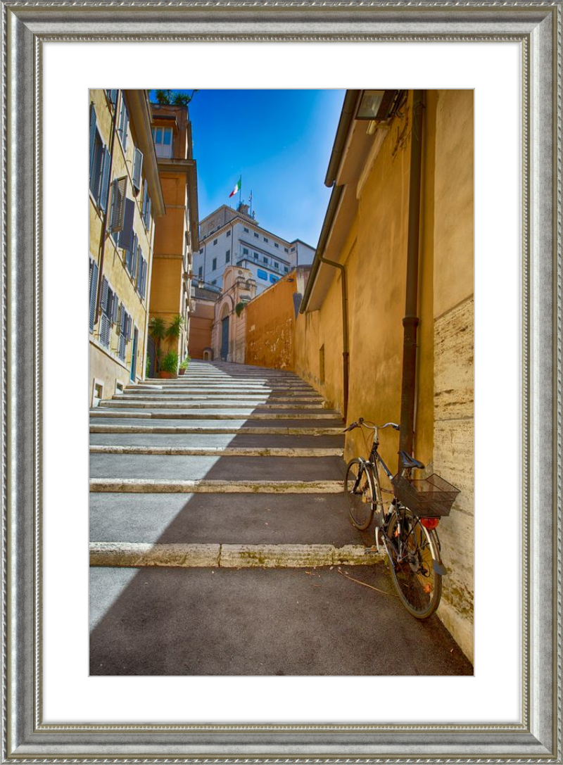 Bicycle on the Stairs