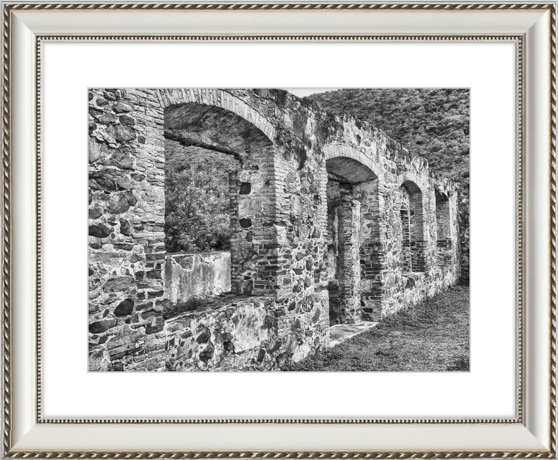 Annaberg Sugar Mill Arches - B&W