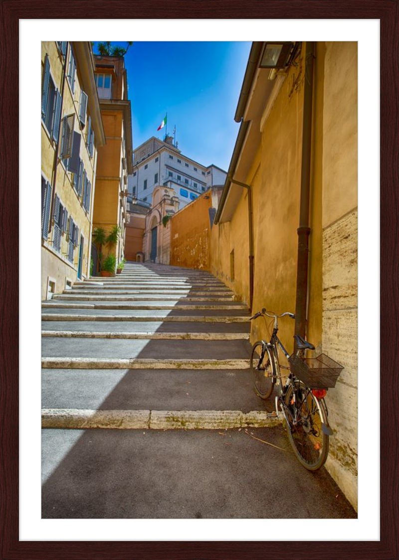 Bicycle on the Stairs