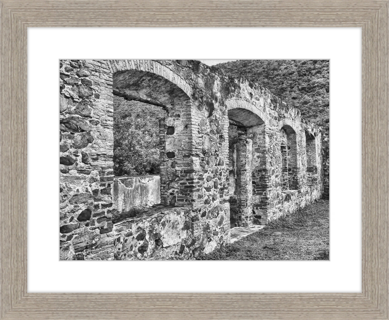 Annaberg Sugar Mill Arches - B&W