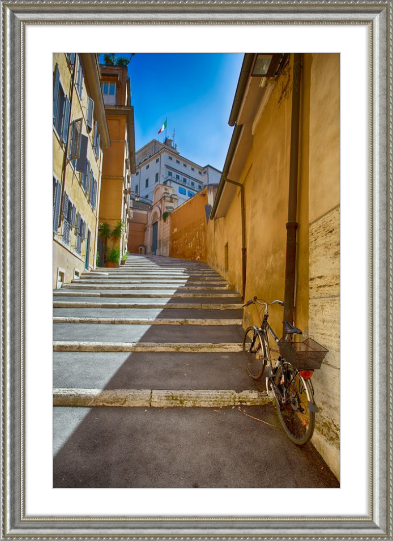 Bicycle on the Stairs