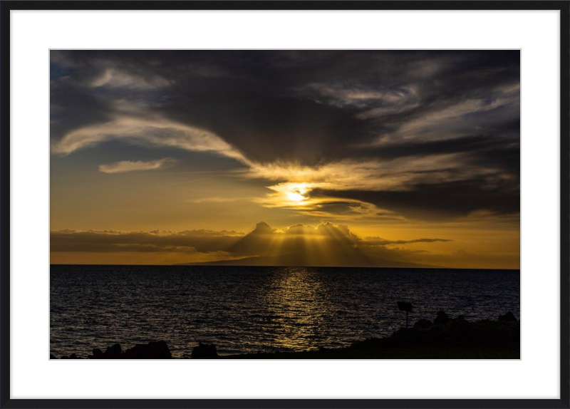 Golden Sunset in Maui