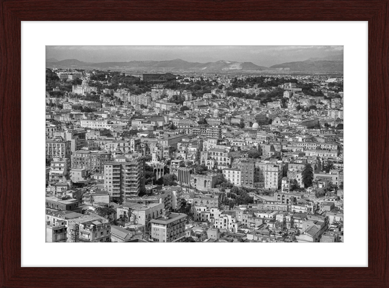 Naples from Castel Nuovo - B&W