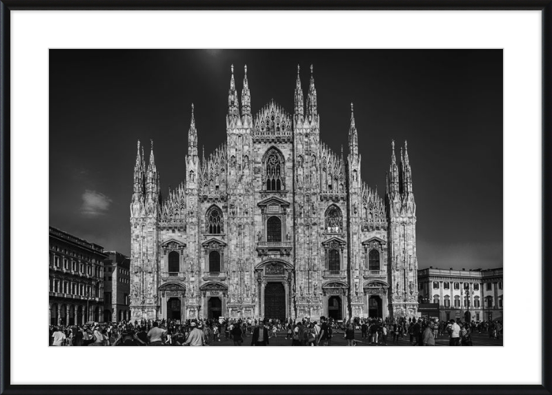 Milan Duomo - B&W