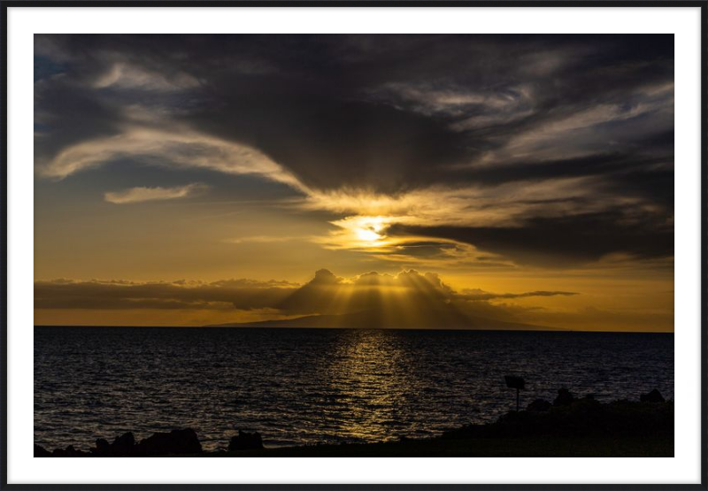 Golden Sunset in Maui