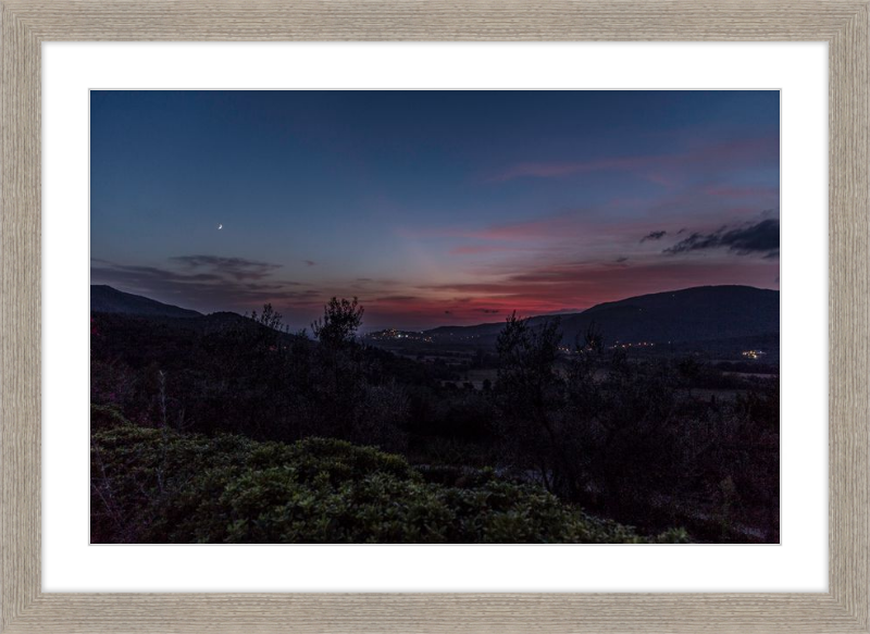 Dusk in Tuscany