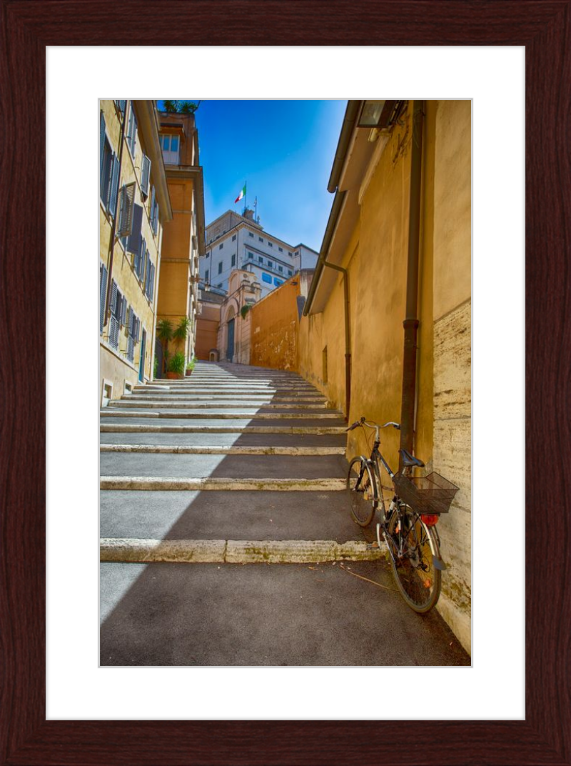 Bicycle on the Stairs
