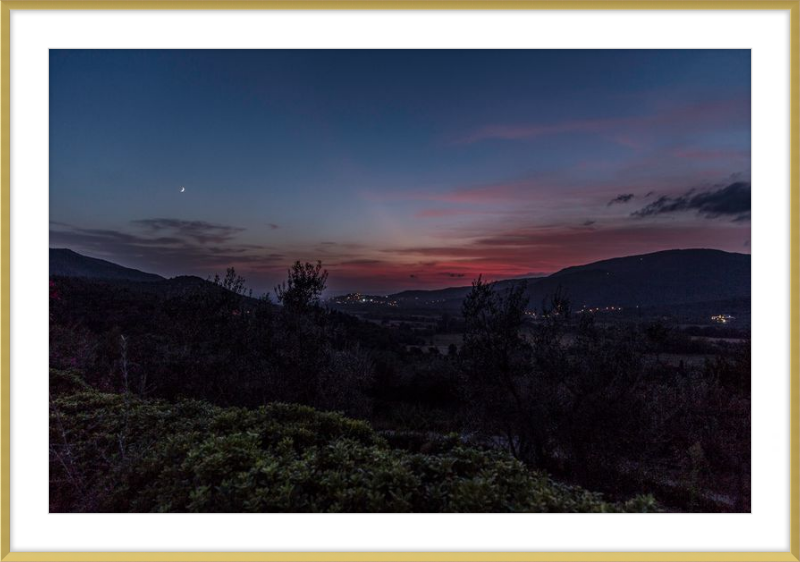 Dusk in Tuscany