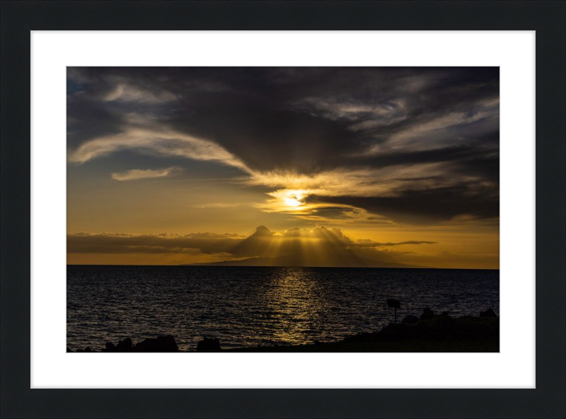 Golden Sunset in Maui