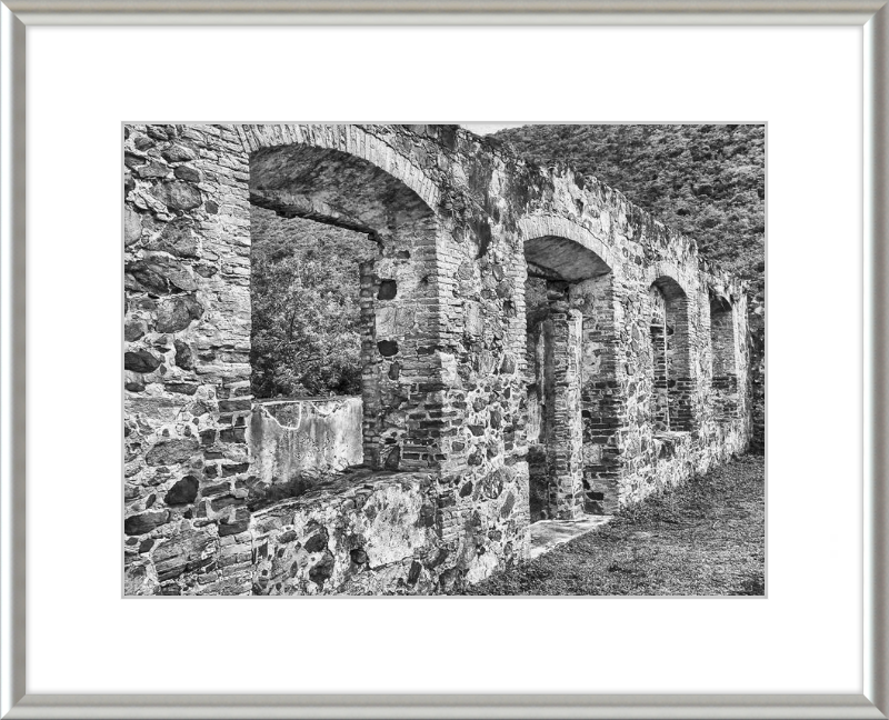 Annaberg Sugar Mill Arches - B&W