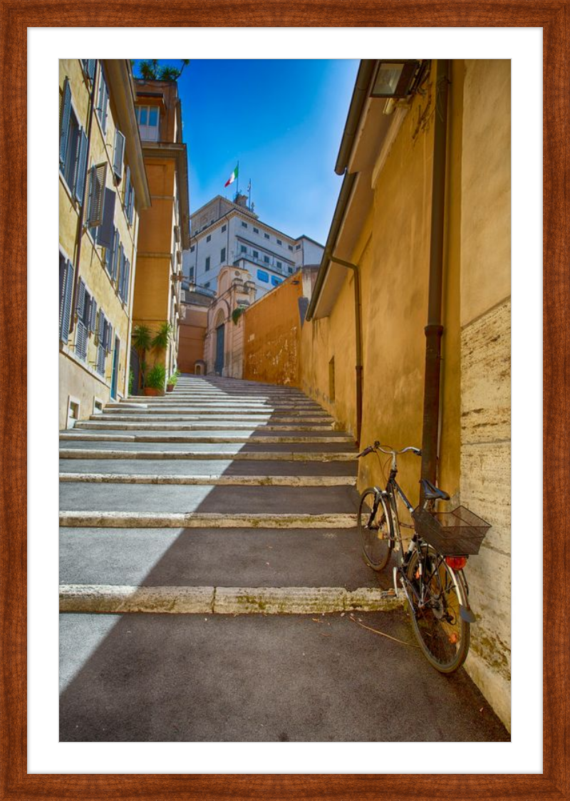 Bicycle on the Stairs