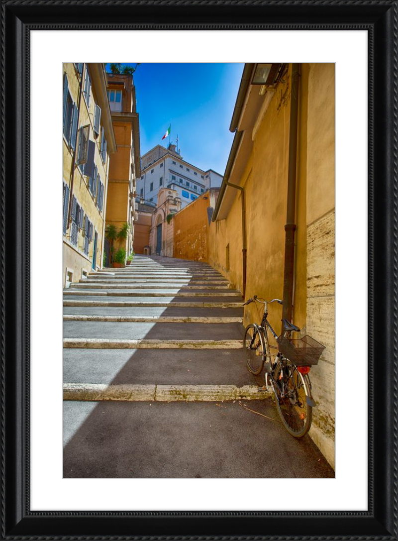 Bicycle on the Stairs