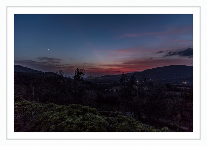 Dusk in Tuscany