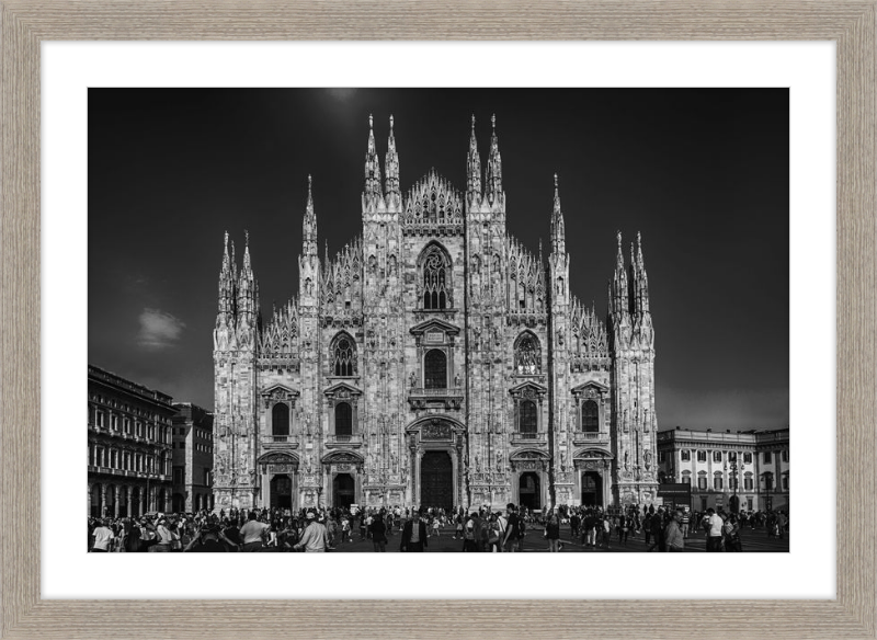 Milan Duomo - B&W