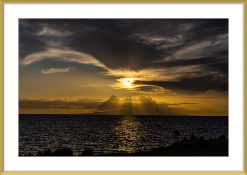 Golden Sunset in Maui
