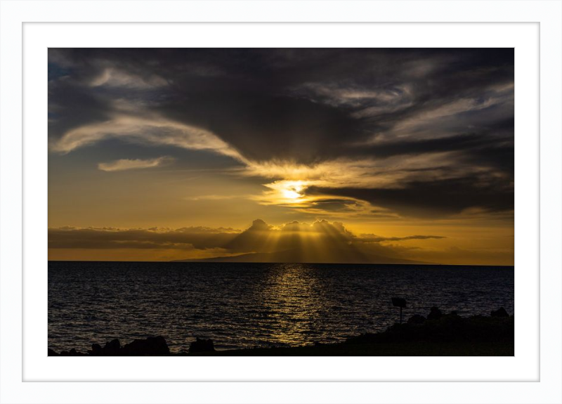 Golden Sunset in Maui