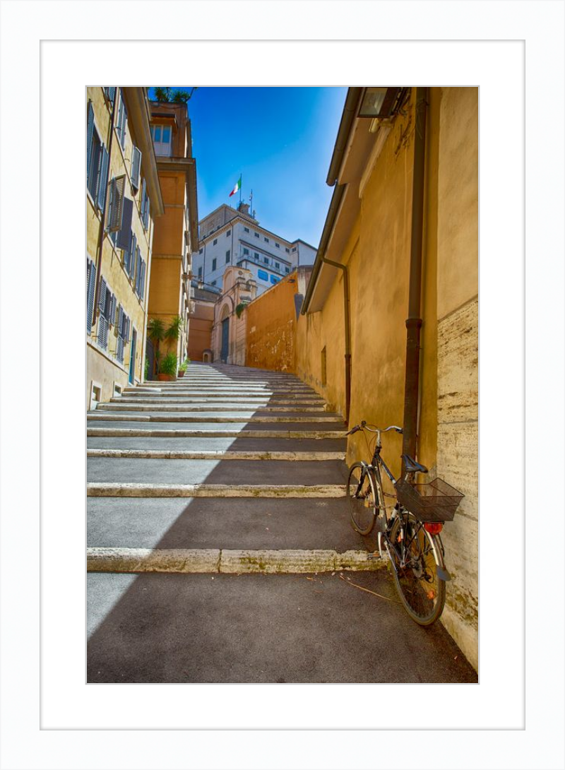 Bicycle on the Stairs