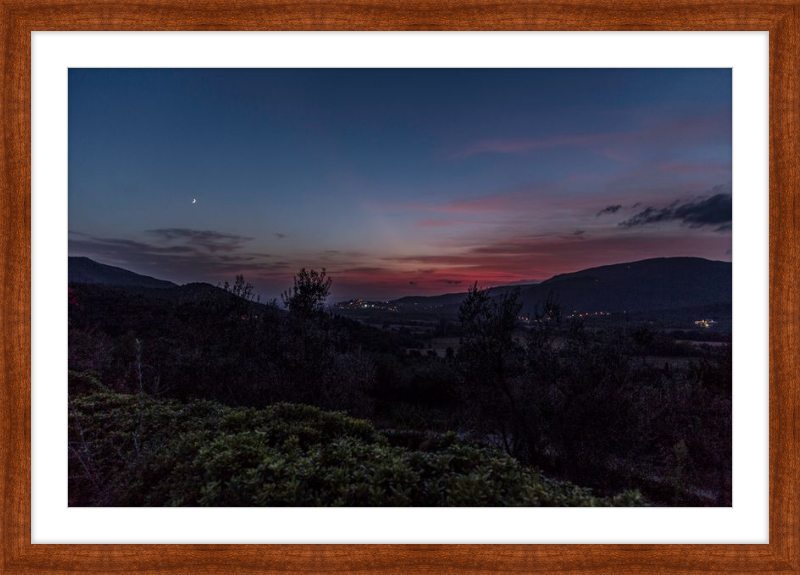 Dusk in Tuscany