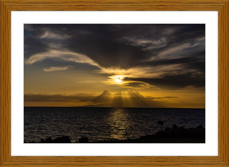 Golden Sunset in Maui