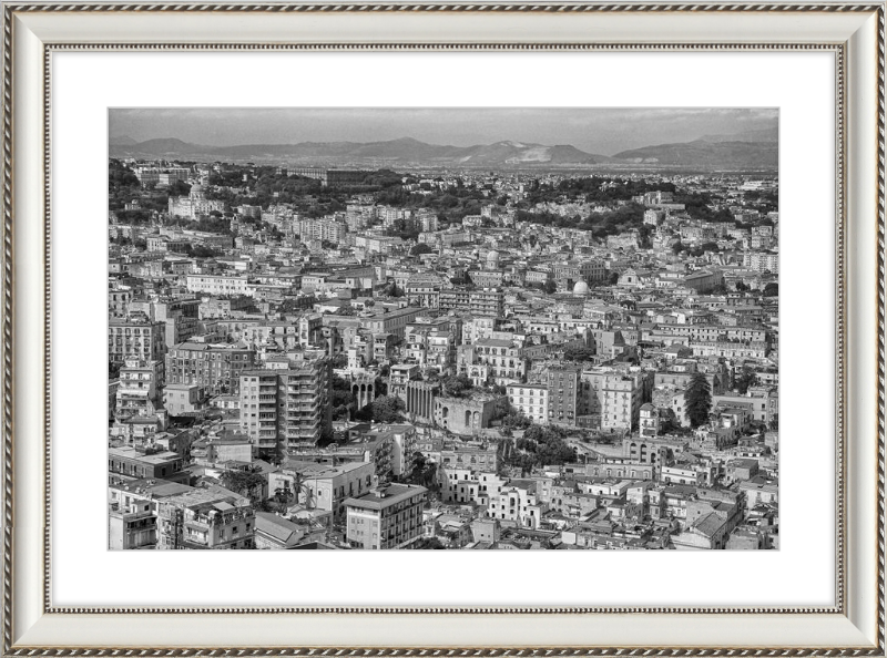 Naples from Castel Nuovo - B&W