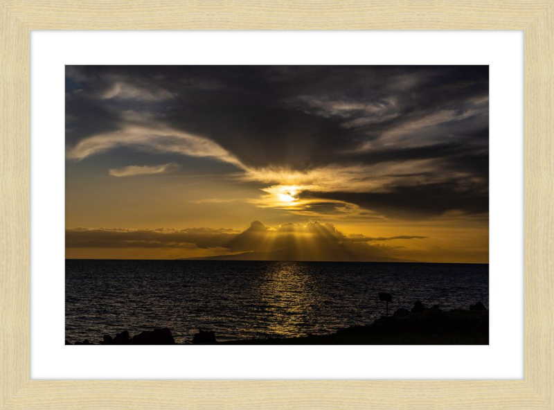 Golden Sunset in Maui