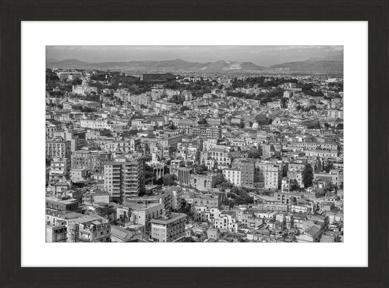 Naples from Castel Nuovo - B&W