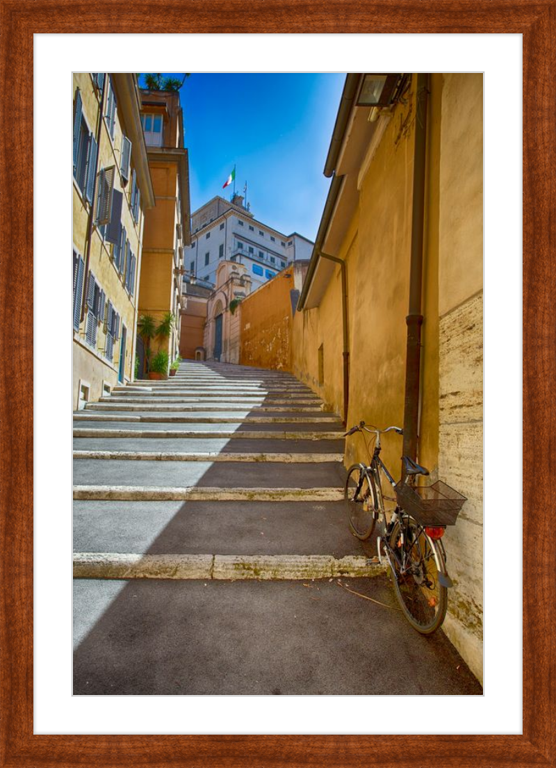 Bicycle on the Stairs