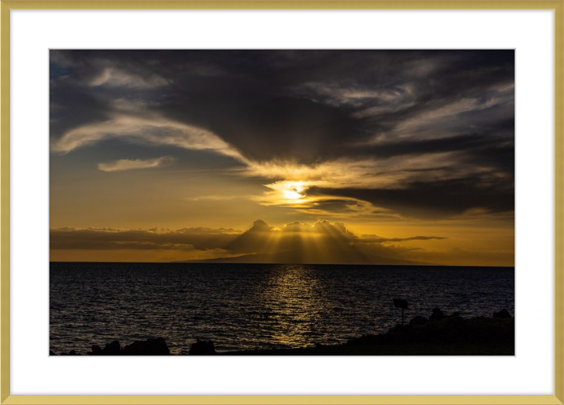 Golden Sunset in Maui