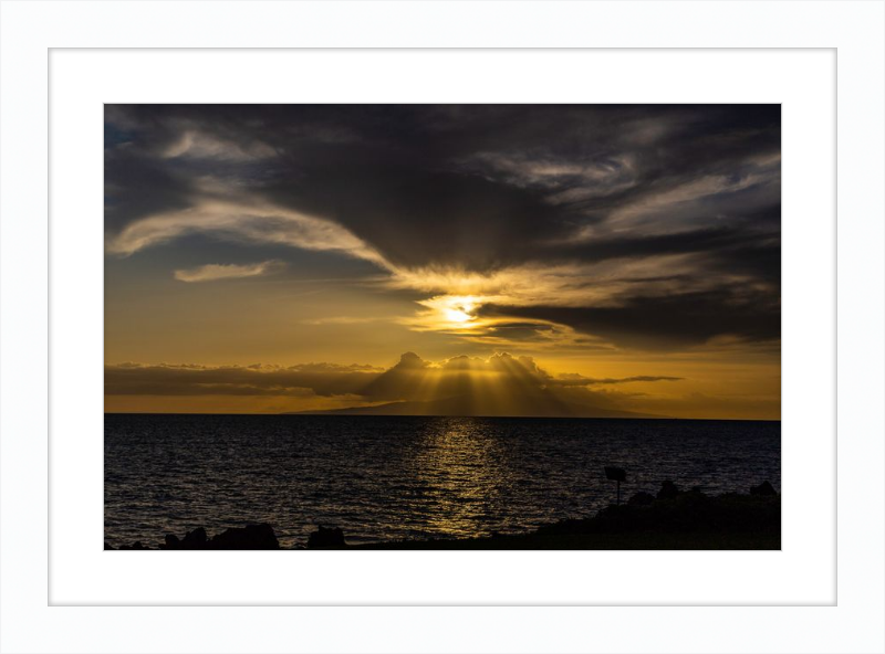 Golden Sunset in Maui