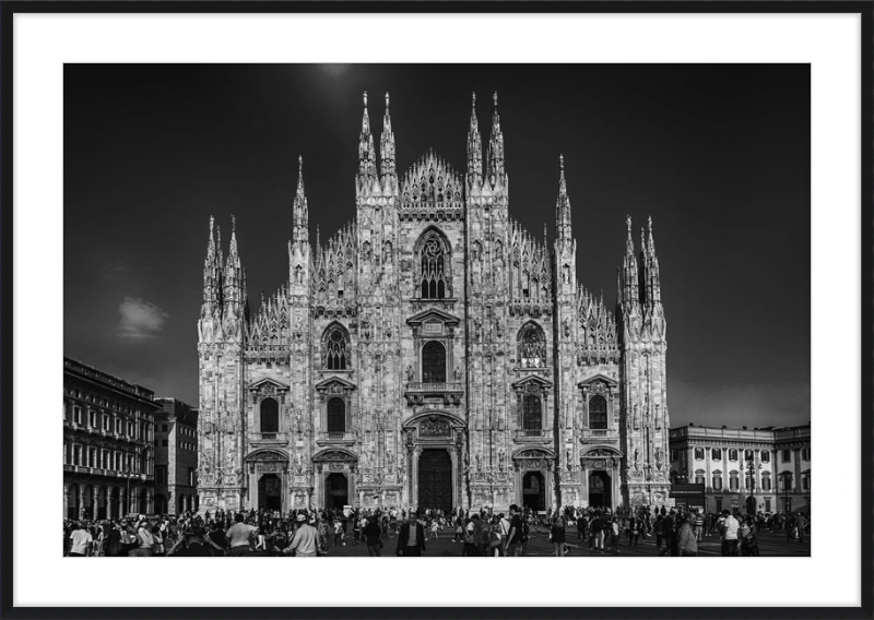 Milan Duomo - B&W