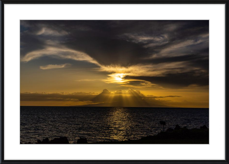 Golden Sunset in Maui