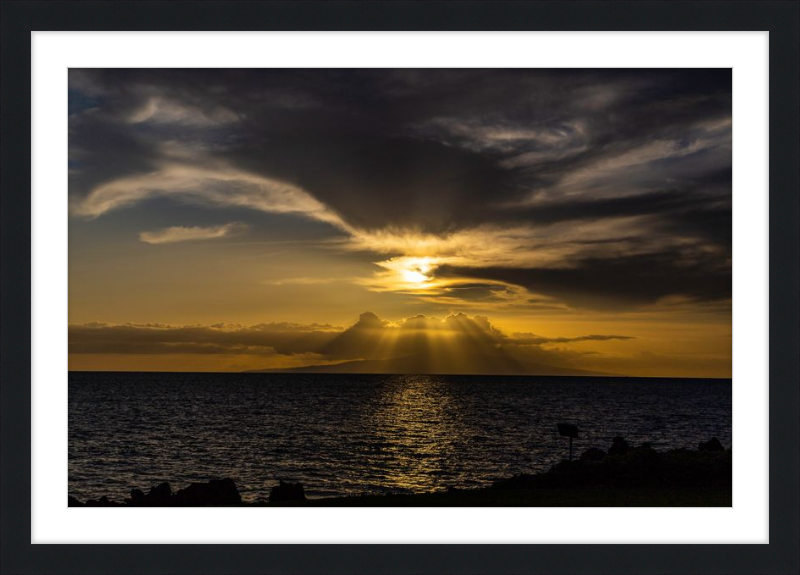 Golden Sunset in Maui