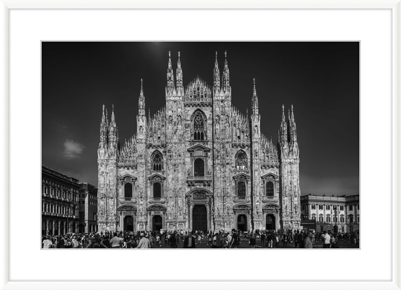 Milan Duomo - B&W