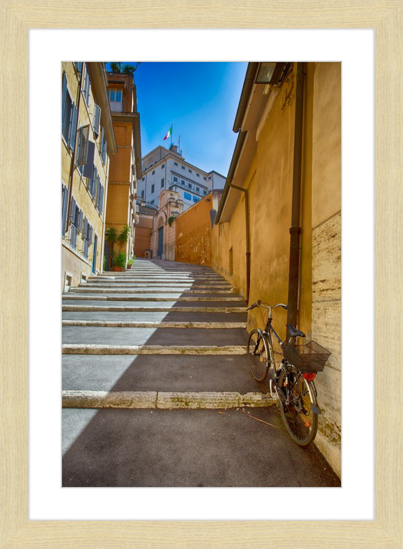 Bicycle on the Stairs