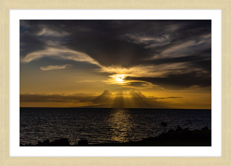 Golden Sunset in Maui