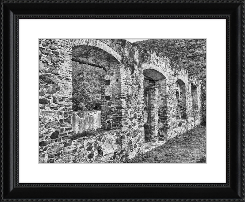Annaberg Sugar Mill Arches - B&W