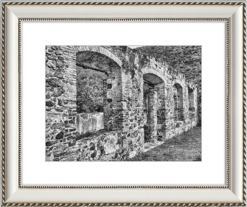 Annaberg Sugar Mill Arches - B&W