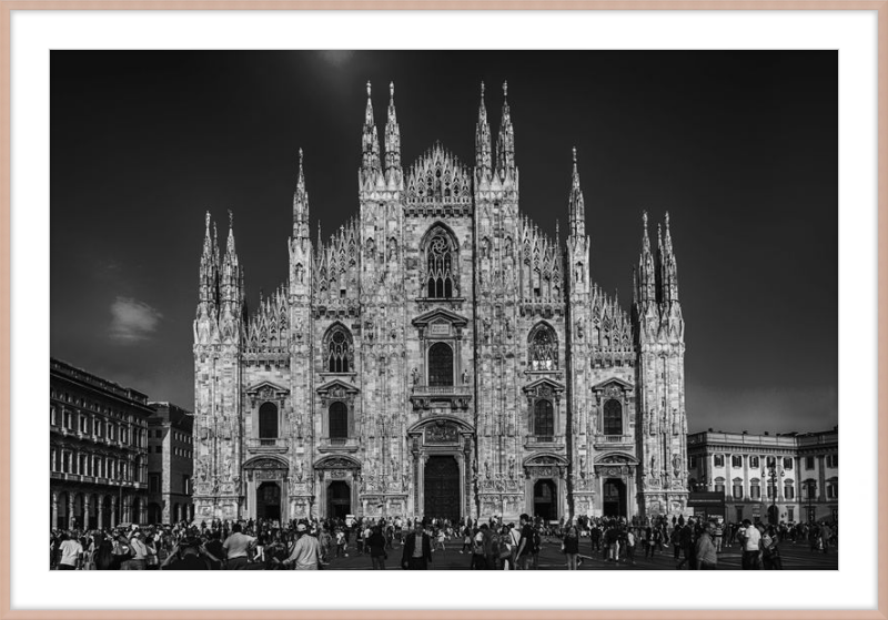 Milan Duomo - B&W